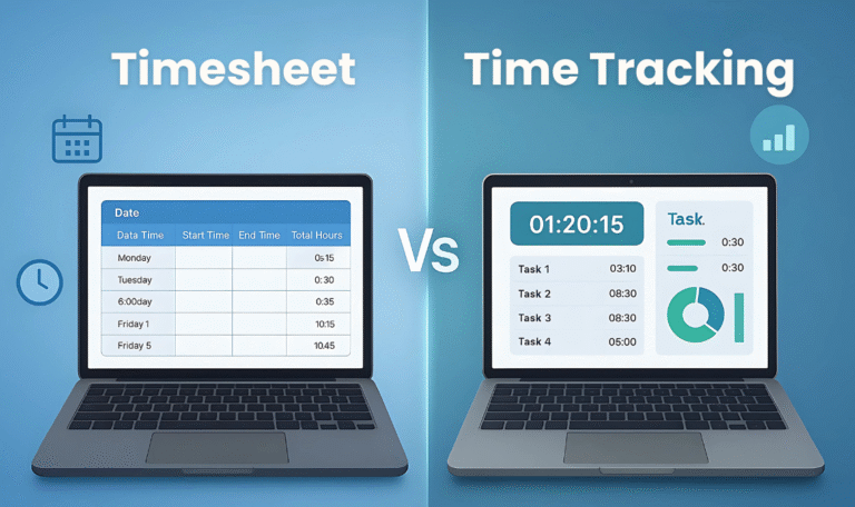 Timesheet Vs Time Tracking